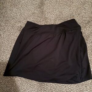 Athletic Black Mini Skort